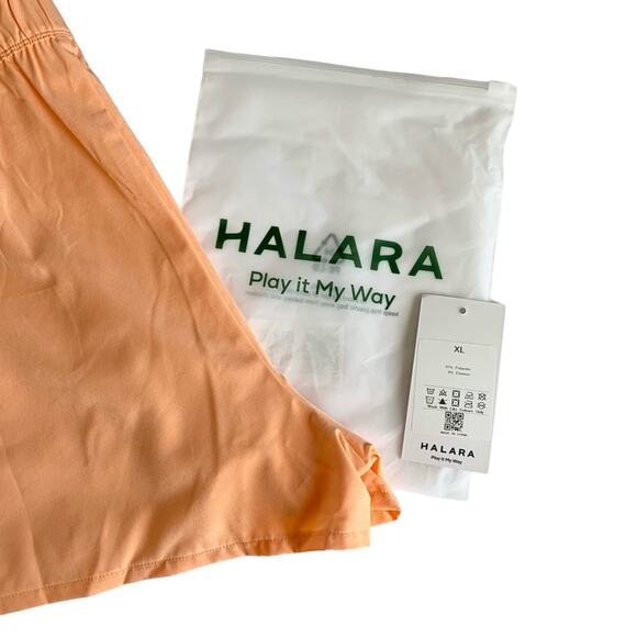 Halara High Waisted Multiple Pockets Orange Casual Athleisure Shorts XL - Picture 6 of 7